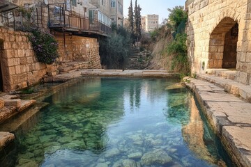 Ancient Siloam: Architecture of the Historic Pool in Silwan, Jerusalem