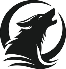 Coyote animal vector silhouette