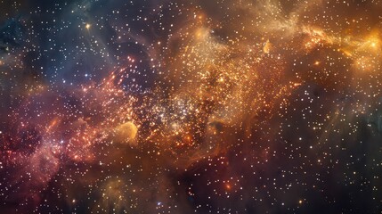 Obraz premium A July 4th fireworks display lighting up the night sky