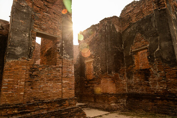 Obraz premium Ancient temple historic in Thailand