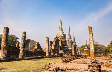 Obraz premium Ancient temple historic in Thailand