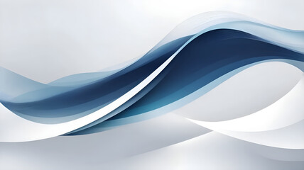 Obraz premium Professional Blue and White Tech Design