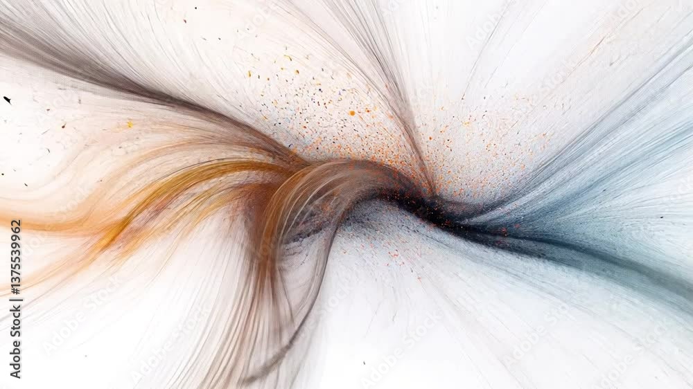 Poster abstract dynamic swirl: captivating abstract artwork features dynamic swirls of color, creating an i