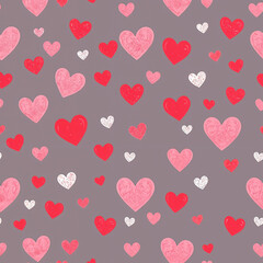 Heart seamless background design