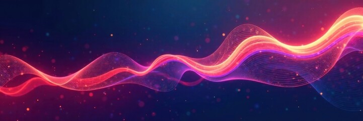 Obraz premium Business background lines wave abstract stripe design with metallic tone , wave, corporate