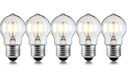 This image captures beautifully designed vintage bulbs glowing softly, enhancing spaces with warm light while showcasing a blend of nostalgia and modernity in home decor.