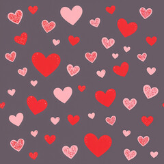 Heart seamless background design