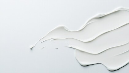 Creamy skincare product application is comforting self care experience, leaving skin feeling hydrated and refreshed