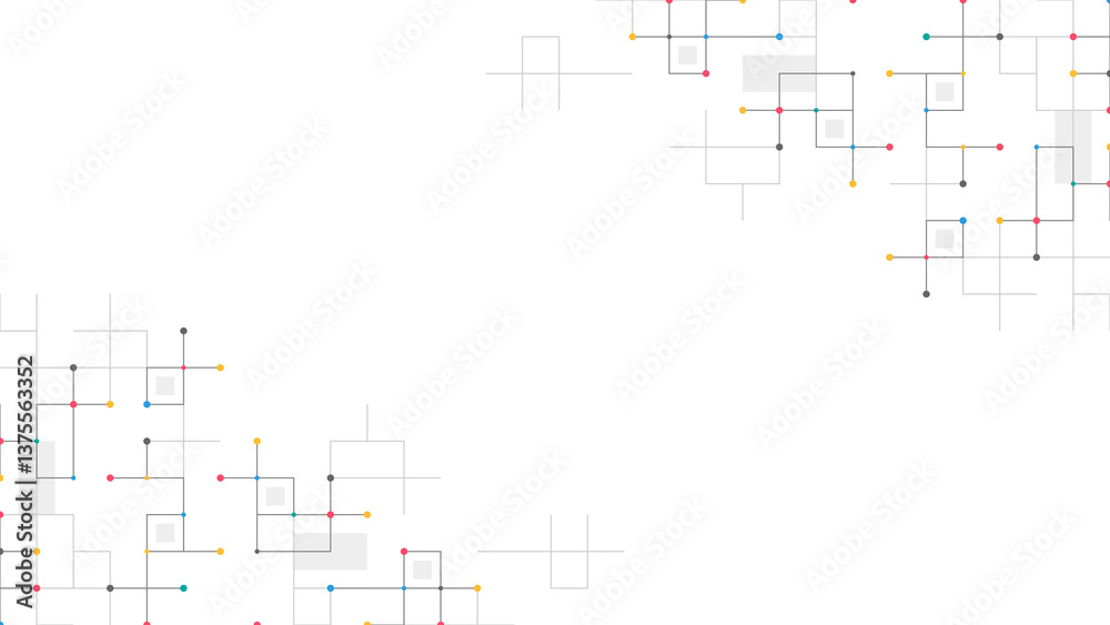 Poster minimalistic texture with linear squares pattern. creative idea of modern design with abstract geome