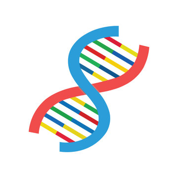 Adobe Illustrator Artwork.Detailed vector illustration of a DNA double helix strand. Ideal for science, genetics, medical research, biotechnology, and educational projects. Features a vibrant blue mol