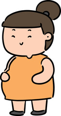Illustration of pregnant woman
