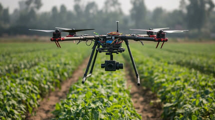 Drones equipped with AI assist in surveillance, agriculture, and disaster relief operations.