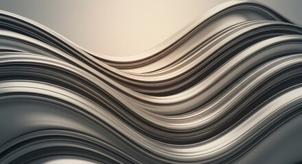 Abstract metallic wave background.