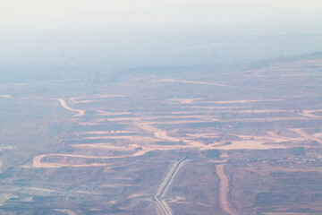 aerial view of the city