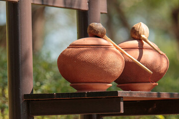old clay pots