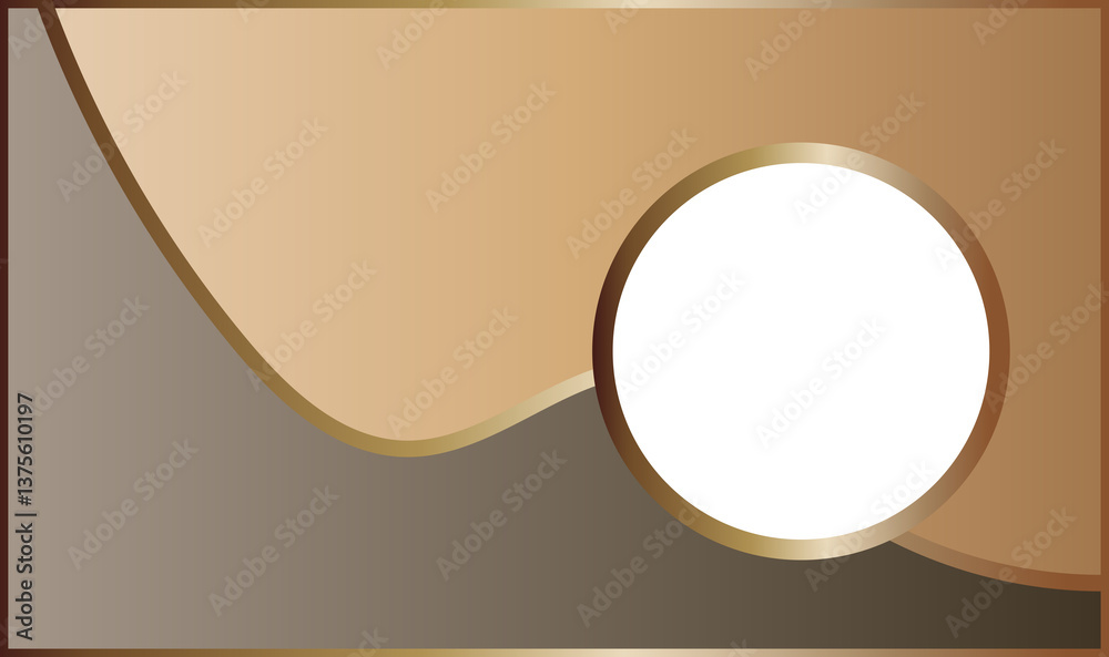 Poster abstract background with a dynamic waves in a minimalist style