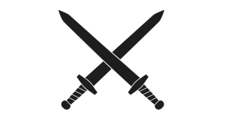 Isolated Crossed Swords