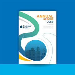 Fototapeta premium annual report cover design, cover a4, business cover design, flyer, brochure, modern cover, finance report