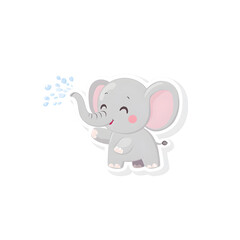 Cute Cartoon Elephant