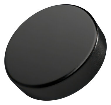 PNG Hockey puck isolated floating round.