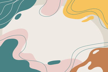 Abstract background with minimalist earth colors
