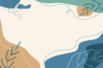 Abstract background with minimalist earth colors