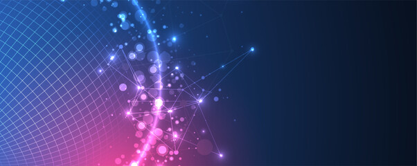 Futuristic glowing technology sphere vector art. The design gives a high-tech cybernetic feel, symbolizing digital networks, AI, or virtual reality.