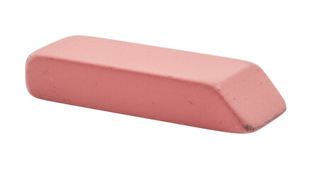 Isolated Red Eraser for Writing