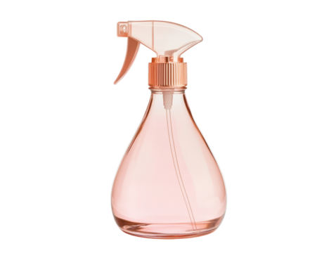 Elegant spray bottle for gardening and cleaning purposes, cut out - stock png.