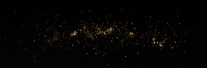 Obraz premium Dust light particles. For postcards, Christmas, holiday, congratulations. Light effect, shine