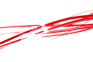 Abstract red lines with dynamic movement showing energy and passion, suitable for backgrounds, designs, and artistic projects in various creative applications