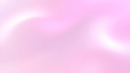 Soft pink white wave background with texture. Abstract stylized motion wavy illustration. Shiny rose lines created using blend tool on white backdrop. Curved smooth stripes. Design template for banner