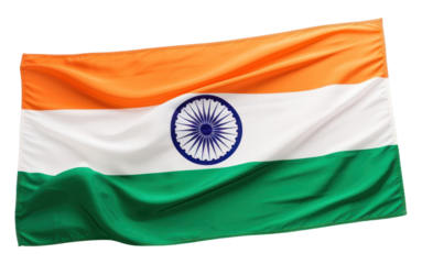 PNG India flag india white.