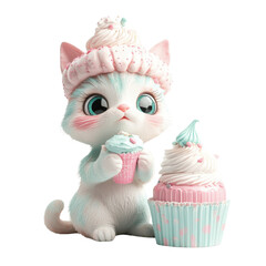 Sweet Cupcake Cat