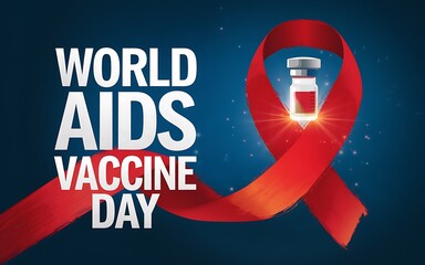 World AIDS Vaccine Day Banner -  Awareness  Social Media Poster 