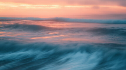 Obraz premium Sunset over the beautiful ocean 