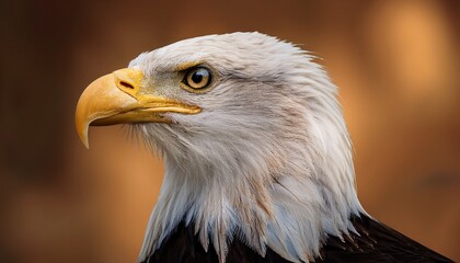 Obraz premium close up portrait of bald eagle bird