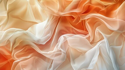 Fototapeta premium An abstract design with smooth, flowing textures in warm tones.
