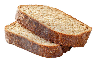 wheat bread slices - sesame seeds - isolated