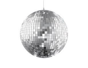 Shiny disco ball for a party