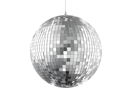Shiny disco ball for a party