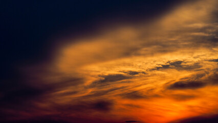 Obraz premium Coucher de soleil sur le village ostréicole de Dolus d'Oléron