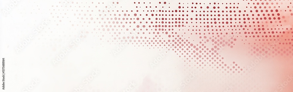 Aufkleber soft blush pink fading into dusty rose halftone pattern abstract background