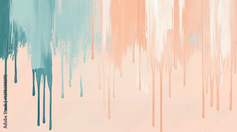 Poster minimalist pencil strokes gradient with dripping texture for modern art designs and digital backdrop