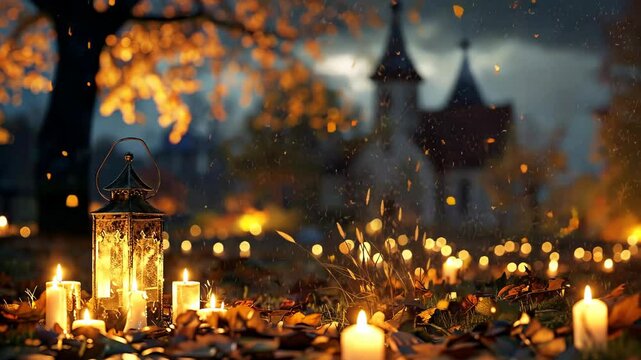 All Saints' Day with church services and candlelight vigils on November 1st