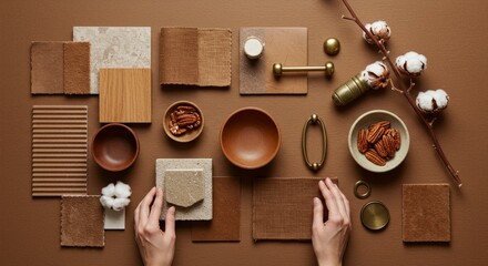 Earthy Tones Interior Mood Board