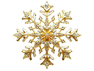 Isolated Sparkling Snowflake