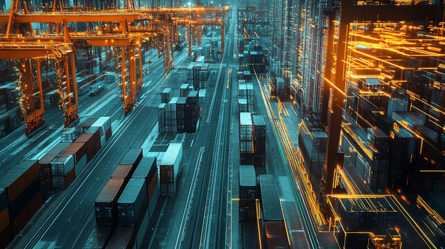 The supply chain management team is responsible for optimizing logistics efficiency.