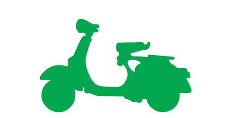 Silhoutte motorcycle