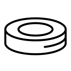 Winter Olympics Hockey Icon Line